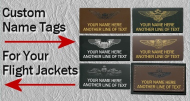 military name jacket flight tags tag bomber patches leather pilot aviation custom jackets wings hal jordan insignia plane aircrew enterprises